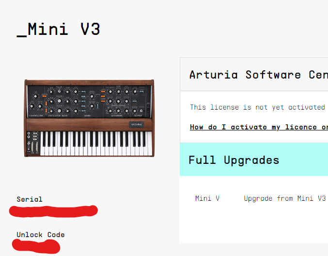Arturia Mini V3